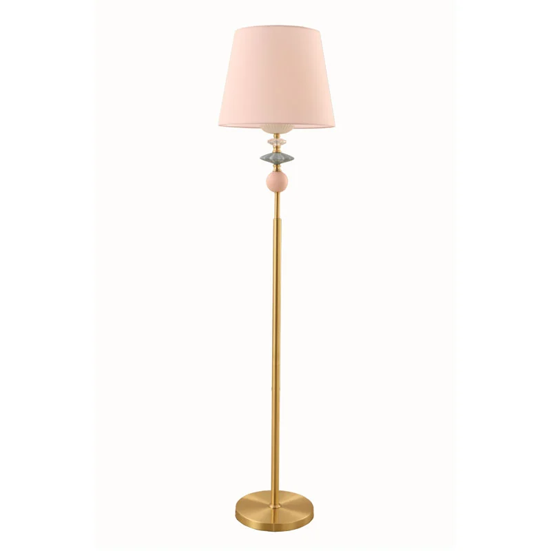 Why Choose the Sandy Gold Drum Shade Porcelain Floor Lamp for Your Space?
