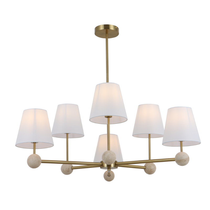 Aeris Travertine Chandelier