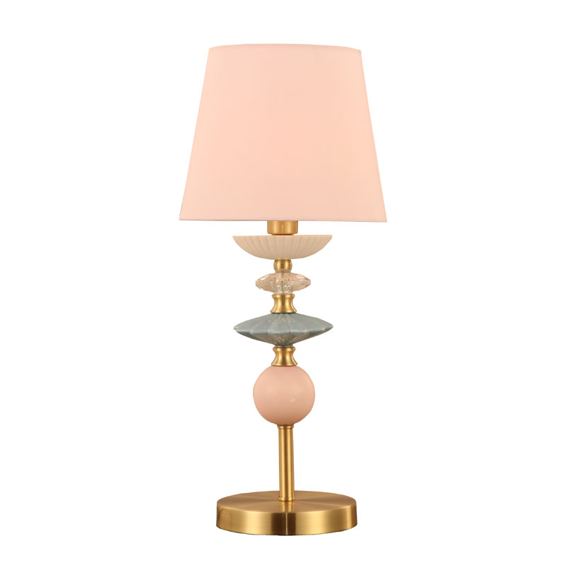 Tympanum Shade Ceramic Table Lamp