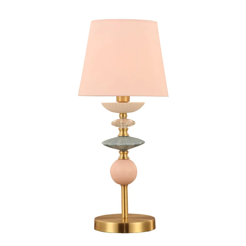Tympanum Shade Ceramic Table Lamp