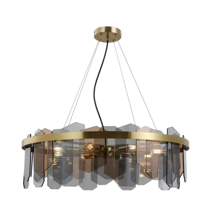Dual-color Glass aes Perago Pendant lux