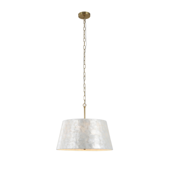 Handcrafted Seashell umbra V-lumina Pendant lucerna