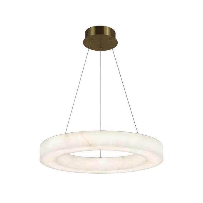 Modern Alabaster Ring DUXERIT Pendant Lux