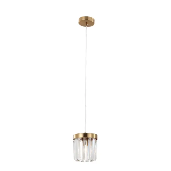 Una E14 Base Aurum K9 Crystal Pendant lux