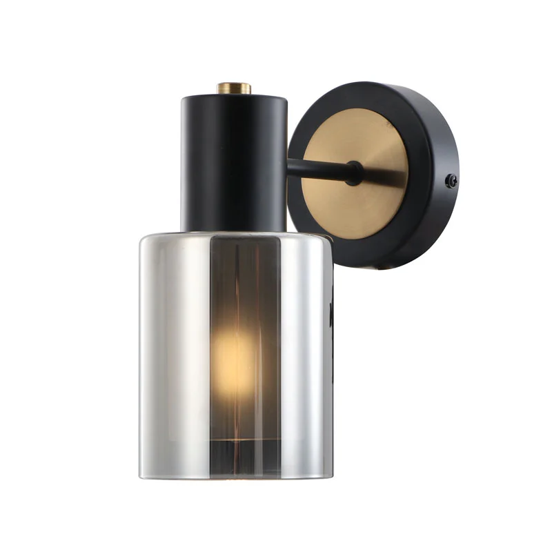 Smoky Geminus specula In gracili Wall lux