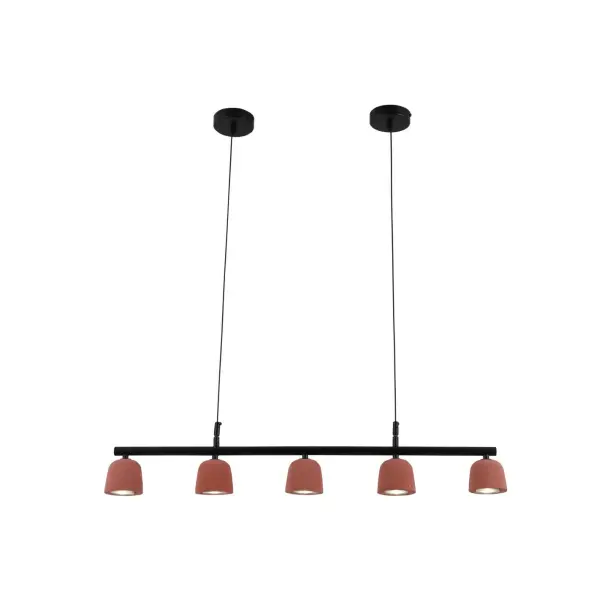 Vulcanus Rubrum Minimalist Caementa Pendant