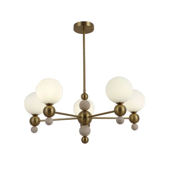 Yellow Travertine pendant funale